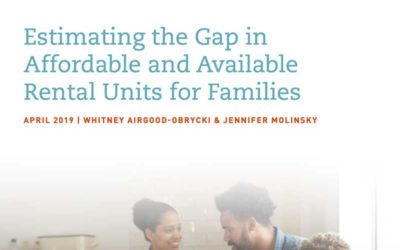 Estimating the Gap in Affordable and Available Rental Units for Families