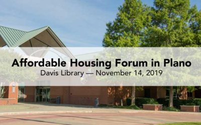 Affordable Housing forum in Plano Thursday