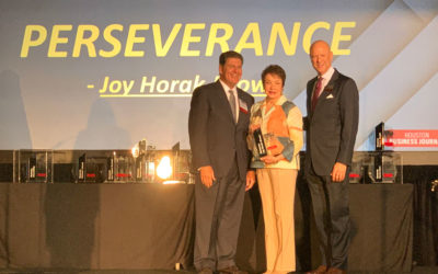 Joy Horak-Brown, president & CEO of New Hope Housing, receives honor