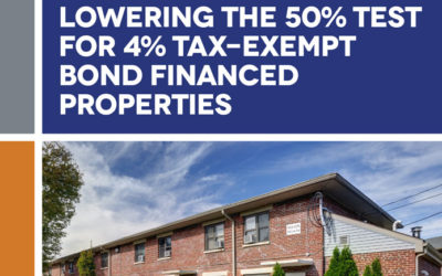 Analyzing the Impact of Lowering the 50% Test for 4% Tax-Exempt Bond-Financed Properties