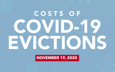New Research Released on the Costs of COVID-19 Evictions