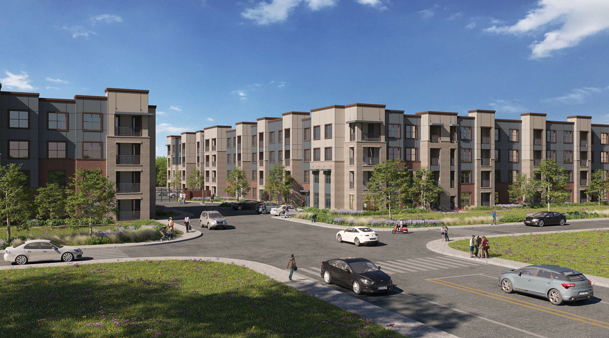Palladium-East-Foster-Crossing-Rendering Palladium East Foster Crossing